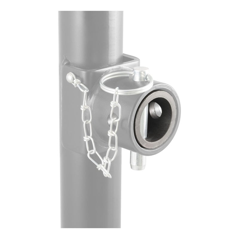 CURT 28932 Replacement Swivel Jack Male Pipe Mount, 5/8-Inch Pin Hole - Image 4